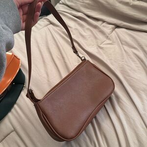 Brown shoulder bag